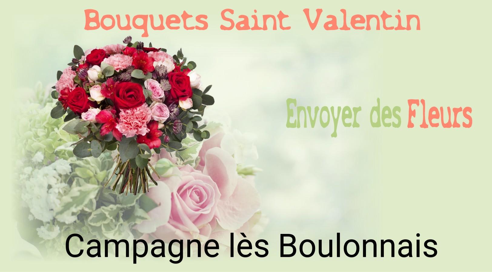 Roses de Saint-Valentin livrées à Campagne-lès-Boulonnais